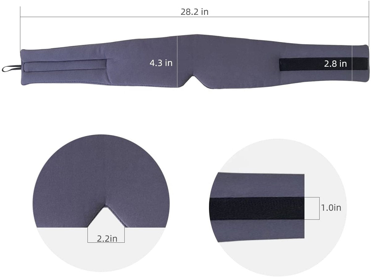 100% Light Blocking Cotton Sleep Mask - GroundedKiwi.nzEyeglasses Eyeglassesadjustableairplaneblackout