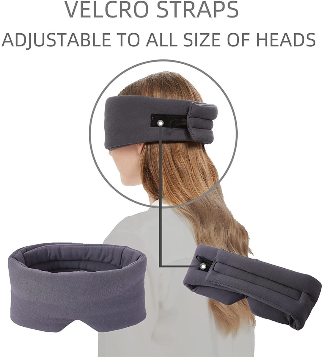 100% Light Blocking Cotton Sleep Mask - GroundedKiwi.nzEyeglasses Eyeglassesadjustableairplaneblackout