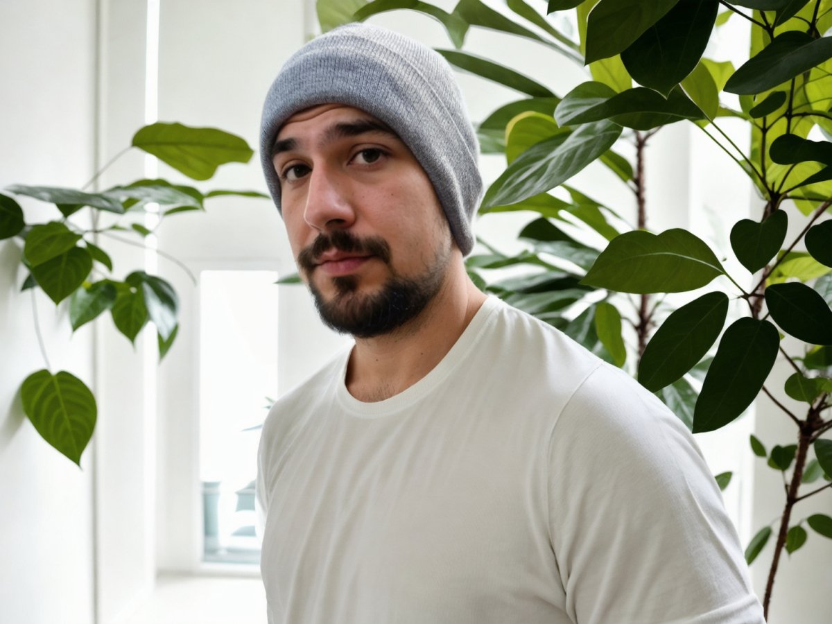 Adults Beanie for EMF Protection - High Shielding Efficiency - Grey - GroundedKiwi.nzhat hat5gbeanieblocking