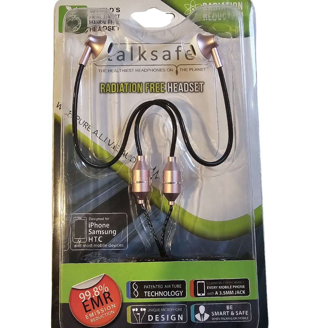 Anti - Radiation Air Tube headphones / Earbuds - Reducing Radiation and Promoting Safe Listening - TYPE C Connector - GroundedKiwi.nzEarbuds Earbudsair budsair tubeair tubes