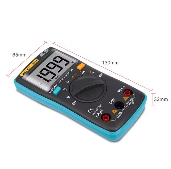 Auto Ranging Multimeter - Measure Body Voltage (Perform a Earthing Body Voltage Test) - GroundedKiwi.nzsensor sensorbody voltagedetectorearth test