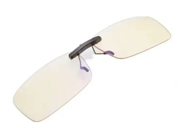 CLIP - ON YELLOW Lens Blue Light Blocking Computer Glasses. - GroundedKiwi.nzEyeglasses Eyeglassesanti blueblockblue