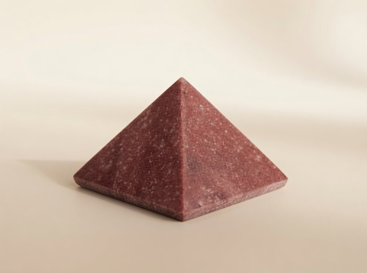 Crimson Quartzite Pyramid 50mm - GroundedKiwi.nzDecor Decorcrimsonpyramidred