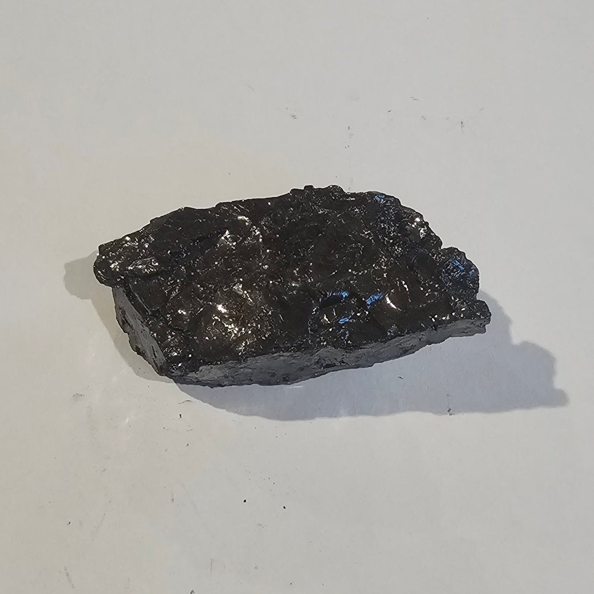 Shungite Crystal: Rare One-Piece Nugget - Mount Rainier - GroundedKiwi.nz air travelcarchunk