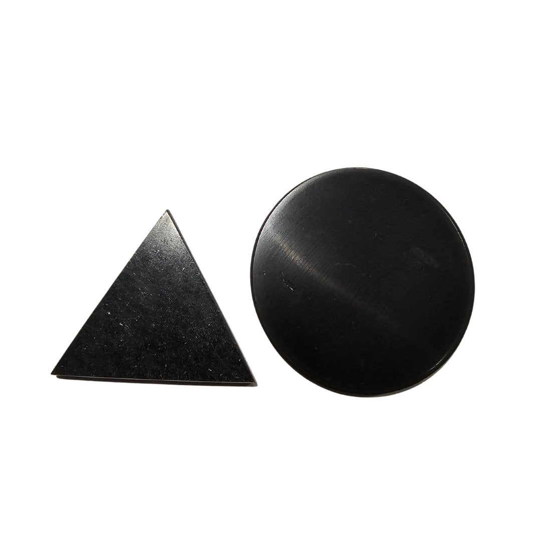 Shungite Tablet Pocket Harmonizers - Enhancing Bioenergetic Balance - GroundedKiwi.nzstones stones5gair travelanit radiation