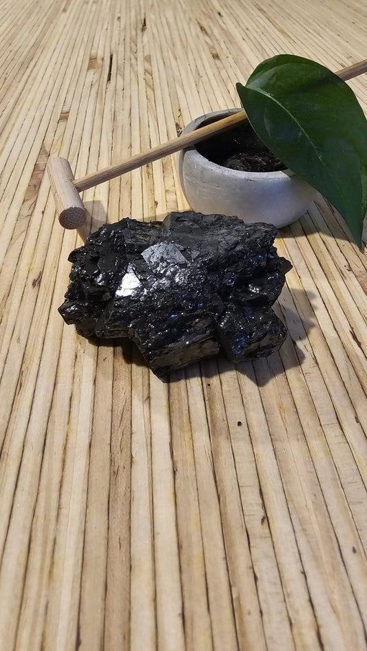 The Ultimate Shungite: Rare One - Piece Nugget - Glacier Peak (New Zealand) - GroundedKiwi.nz air travelcarchunk