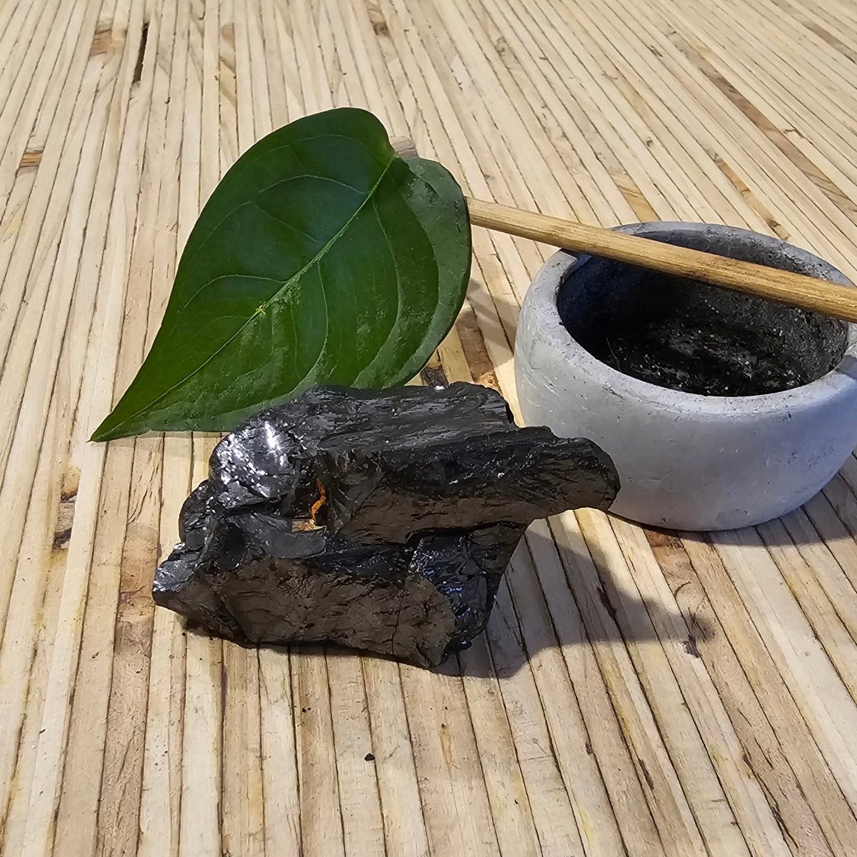 The Ultimate Shungite: Rare One - Piece Nugget - Jongsong Peak (Nepal, China & India) - GroundedKiwi.nz air travelcarchunk