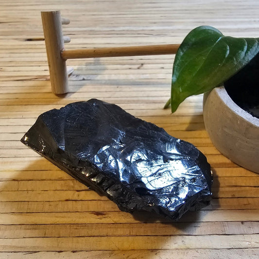 The Ultimate Shungite: Rare One - Piece Nugget - La Perouse (NZ) - GroundedKiwi.nz air travelcarchunk
