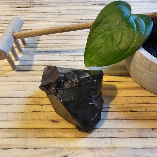 The Ultimate Shungite: Rare One - Piece Nugget - Mount Gangapurna (Nepal) - GroundedKiwi.nz air travelcarchunk