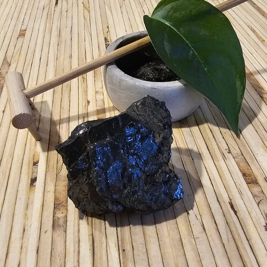 The Ultimate Shungite: Rare One - Piece Nugget - Mount Tasman (New Zealand - GroundedKiwi.nz air travelcarchunk