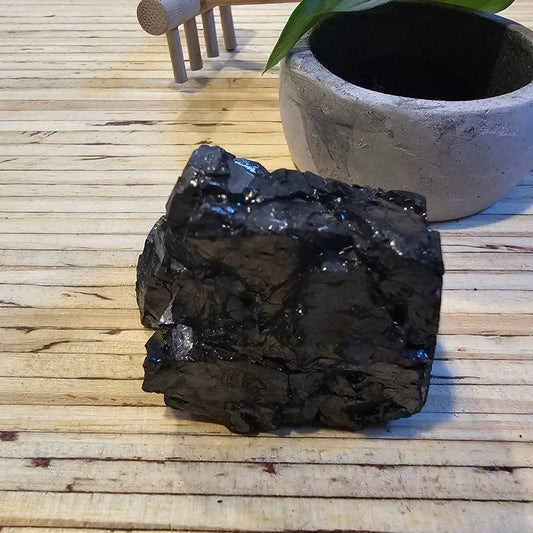 The Ultimate Shungite: Rare One - Piece Nugget - Taranaki (New Zealand) - GroundedKiwi.nz air travelcarchunk