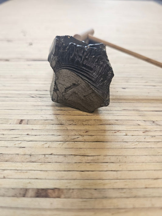 The Ultimate Shungite: Rare One - Piece Nugget - Whakaari (New Zealand) - GroundedKiwi.nz air travelcarchunk