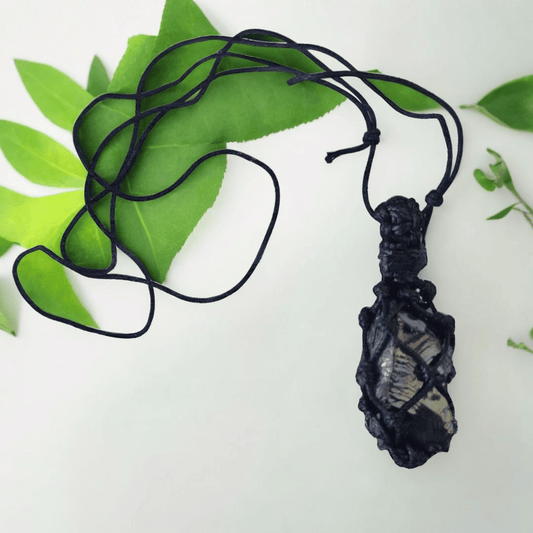 Wrapped Elite Shungite pendant 15+ grams - LARGE - GroundedKiwi.nzPendant PendantbiobiohackingCrytal