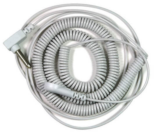 6m Coiled cord for use with Earthing Plug or Rod - GroundedKiwi.nz coilcoiledcoiled cord