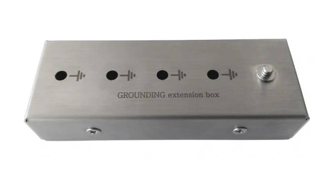 Earthing extension box - Connect four earthing products to one rod