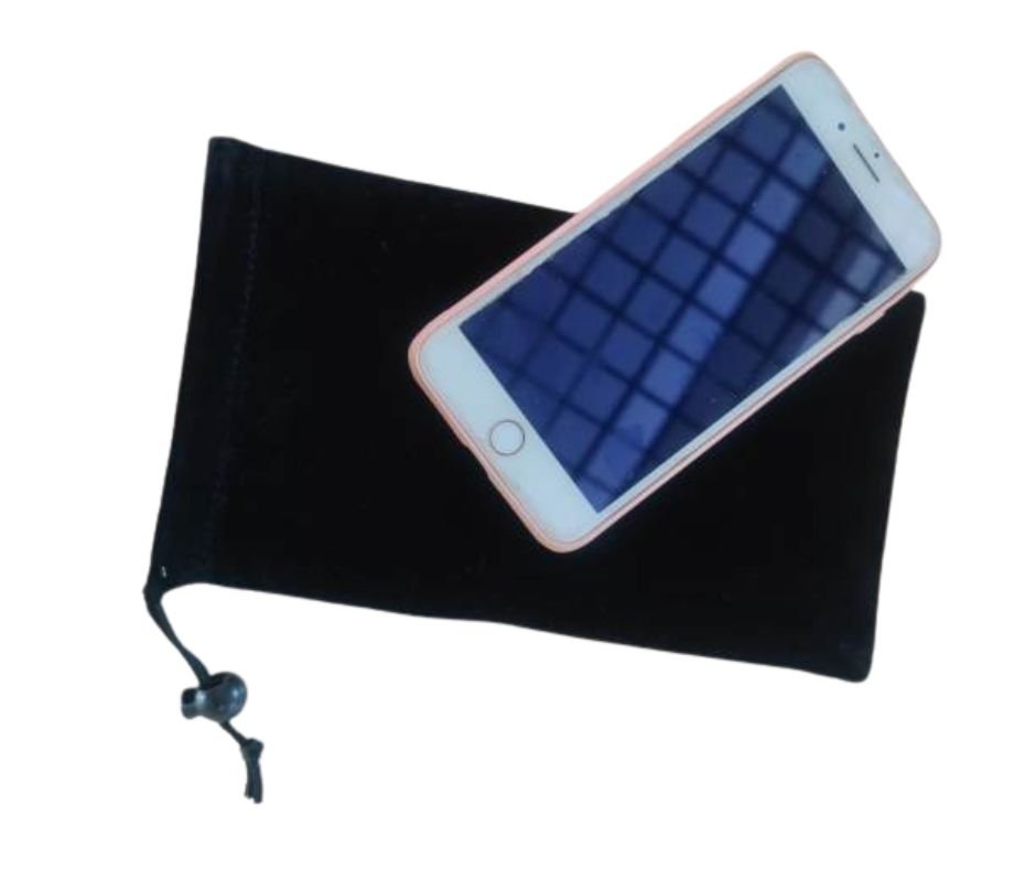 EMF Blocking protective draw-string bag for Cellphone .Prevents Radiat –