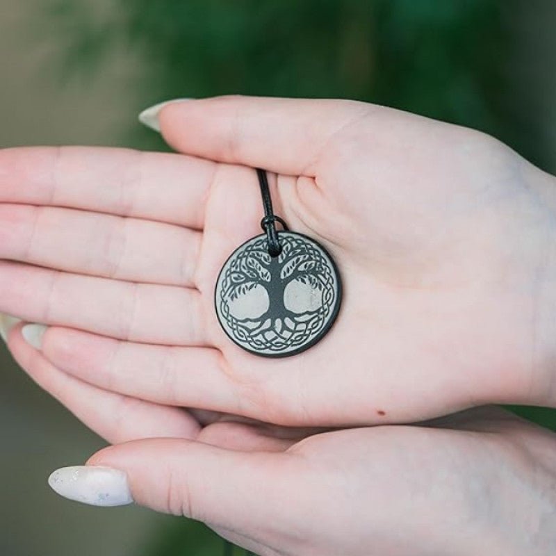 SECONDS - Celtic Shungite pendant Tree of life - Strength & Resilience - GroundedKiwi.nzNecklace Necklace5ganit radiationcrystal