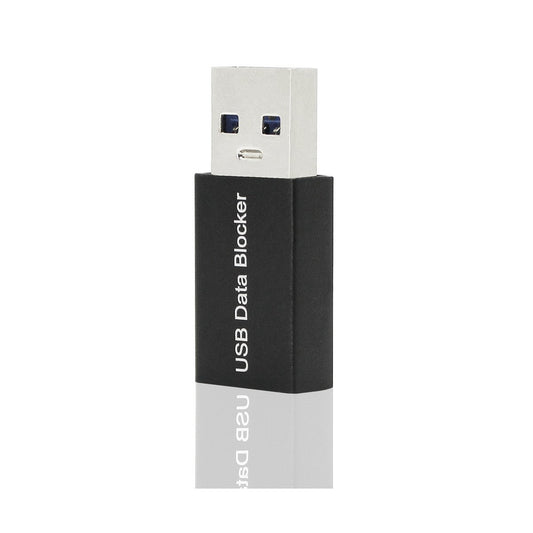 USB Data Blocker Refuse Hacking Secure Charging USB Adapter for Mobile Phones Tablets Laptops - GroundedKiwi.nz airportantianti hack