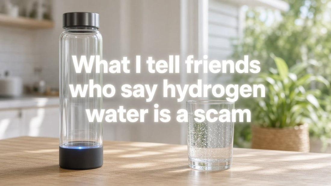 What I tell friends who say hydrogen water is a scam