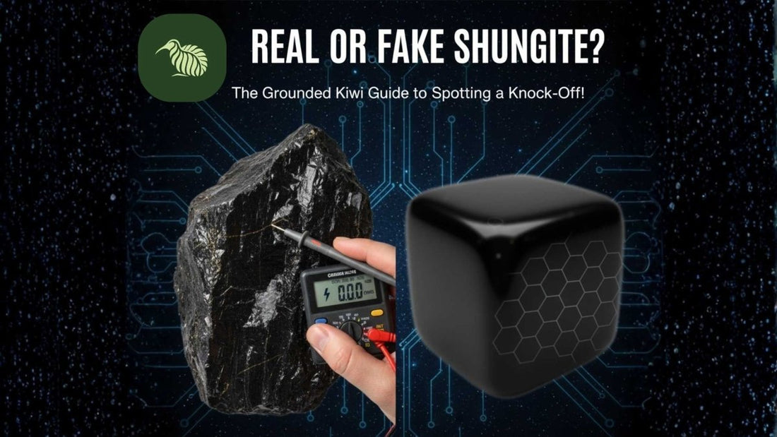 Is Your Shungite Stone Real or Just a Black Graphene Rock? - GroundedKiwi.nz