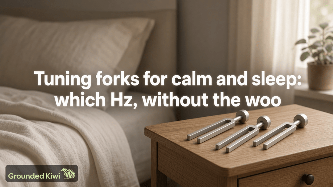 Tuning forks for calm and sleep: which Hz, without the woo