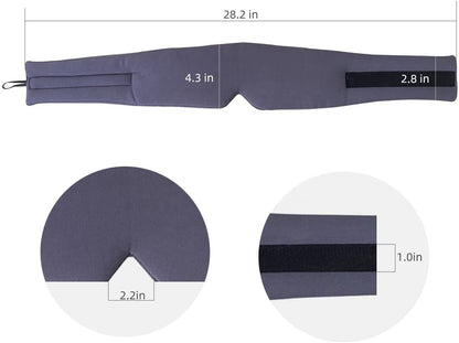 100% Light Blocking Cotton Sleep Mask - GroundedKiwi.nzEyeglasses Eyeglassesadjustableairplaneblackout