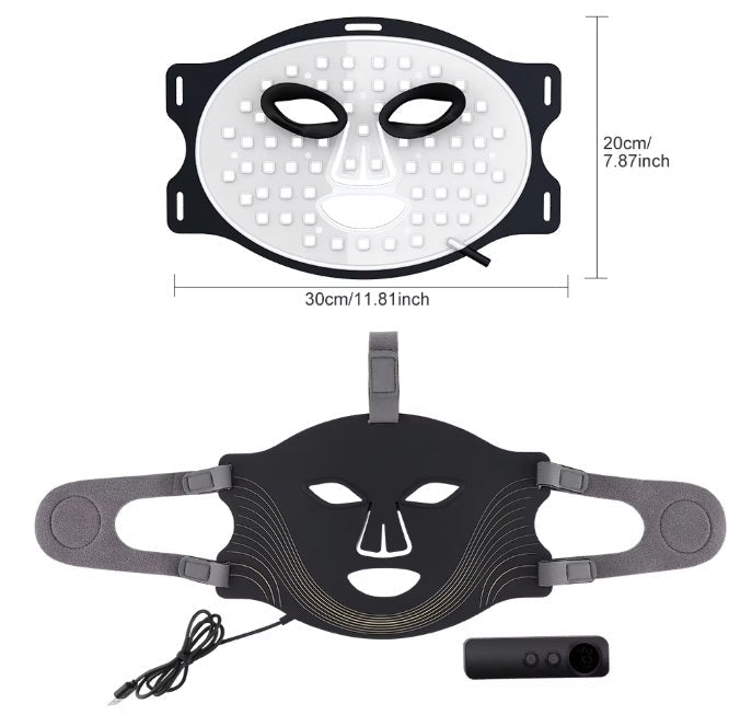 2026 Red Light Face Mask - 7 Wavelengths - GroundedKiwi.nzred light therapy red light therapybandbeltelbow