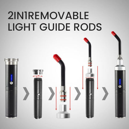 5-Wavelength RLT Pen with Precision Light Guide - GroundedKiwi.nzred light therapy red light therapybandbeltelbow