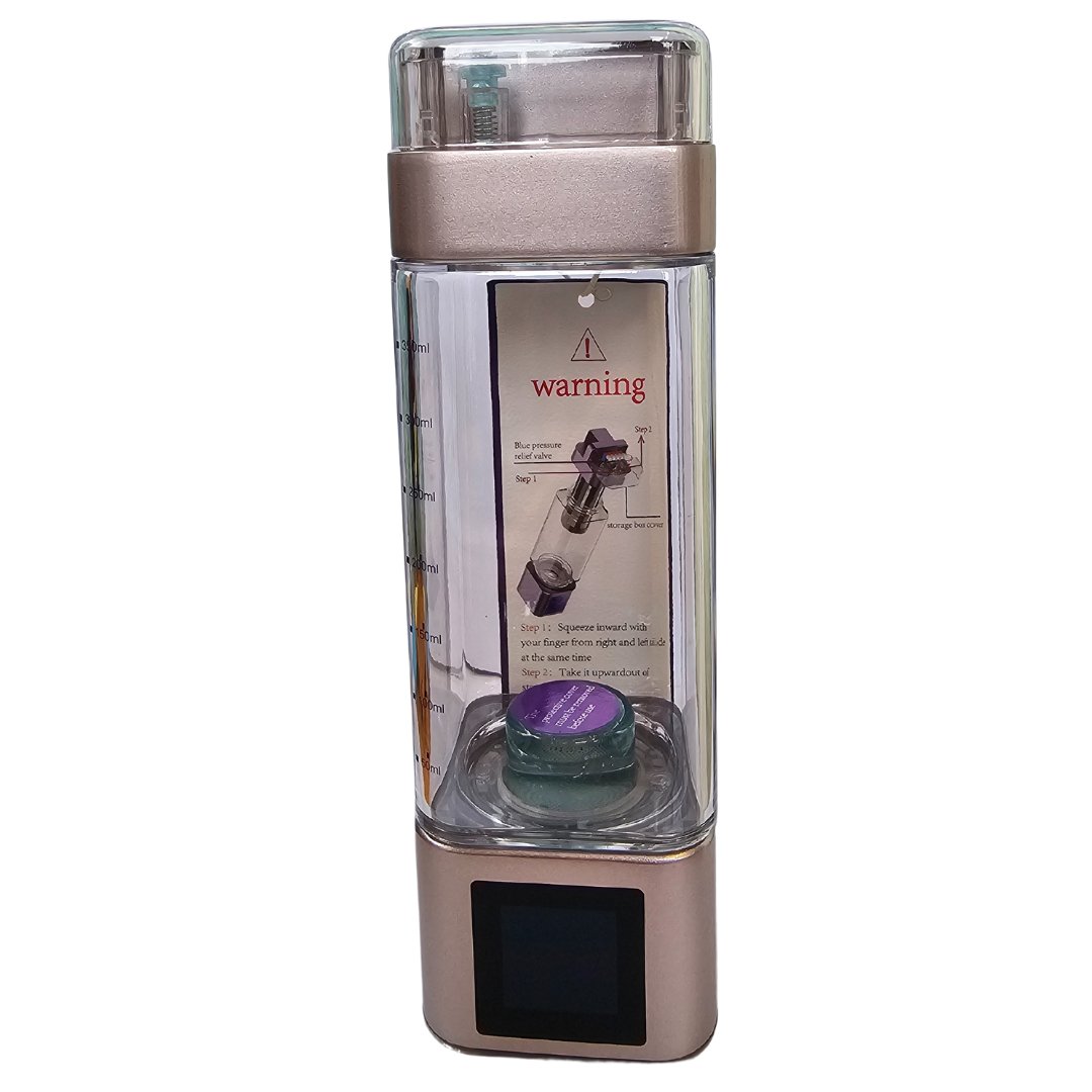 9000ppb Portable Hydrogen Water Bottle Generator + Activated Carbon Filter + Hydrogen Inhaler Kit - GroundedKiwi.nzWater purifier Water purifierbottleflaskgenerator