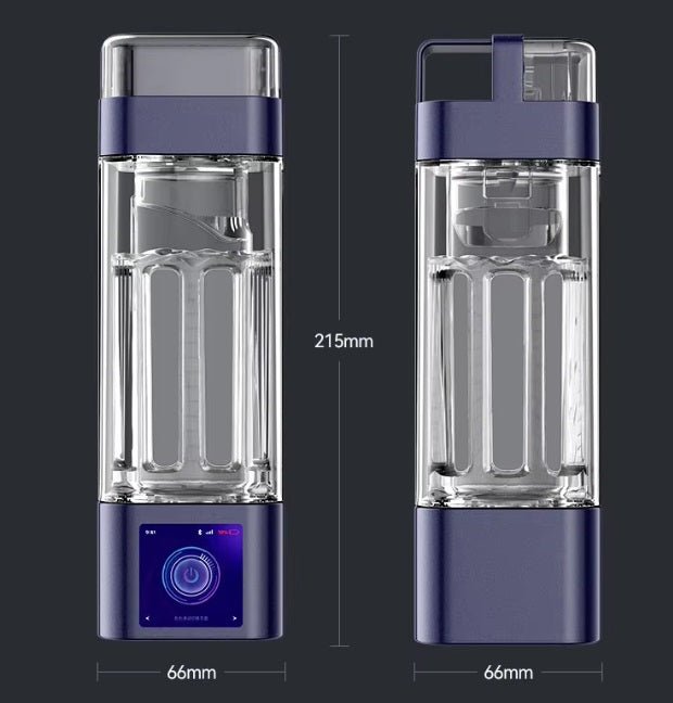 9000ppb Portable Hydrogen Water Bottle Generator with Hydrogen Inhaler included. - GroundedKiwi.nzWater purifier Water purifierbottleflaskgenerator