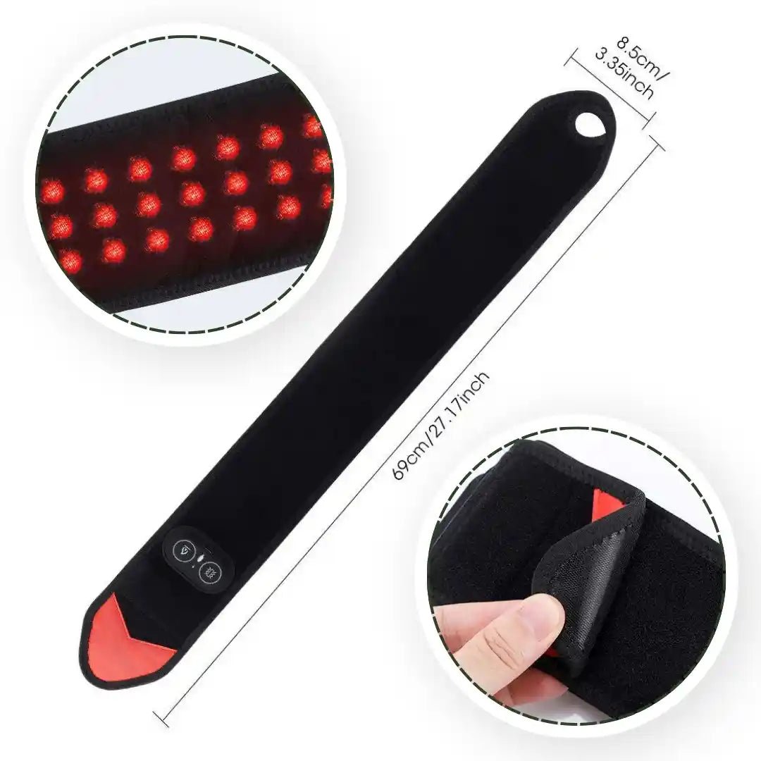 Red Light Therapy + Heated Massage Strap