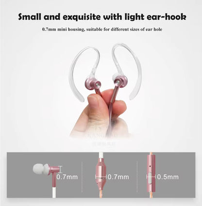 Anti-Radiation Air Tube Earphones with Earhook