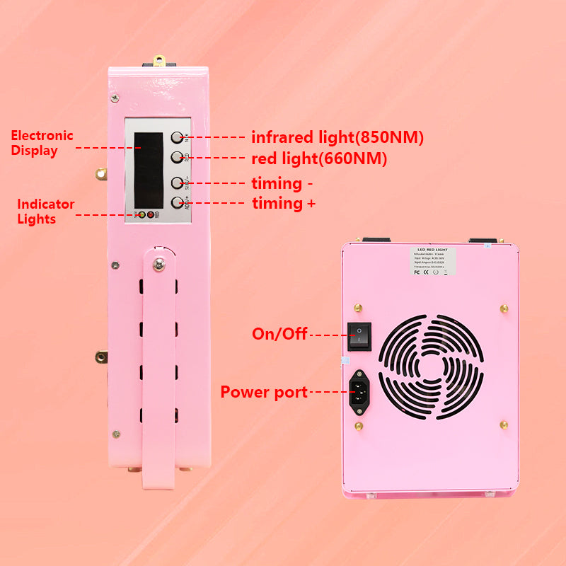 Compact Desktop Red Light Therapy Panel 300W