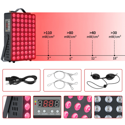 Compact Desktop Red Light Therapy Panel 300W