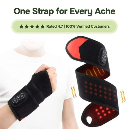 Red Light Therapy + Heated Massage Strap