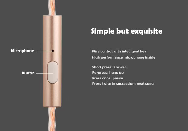 Anti-Radiation Air Tube Earphones with Earhook