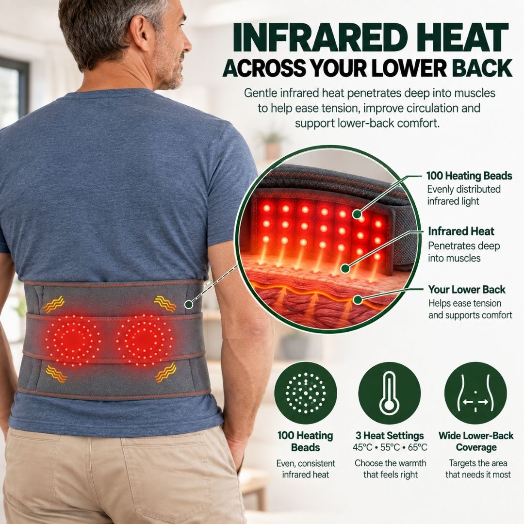 Heat & Vibration Lumbar Belt