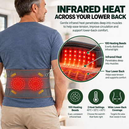 Heat & Vibration Lumbar Belt