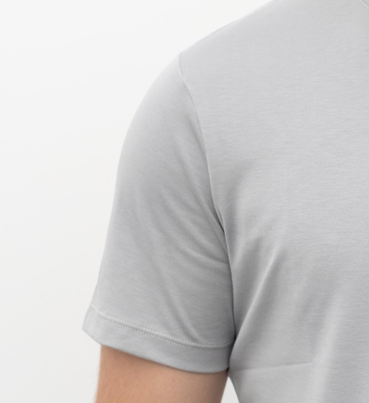 Organic Pima Cotton Tee - Men's Steel