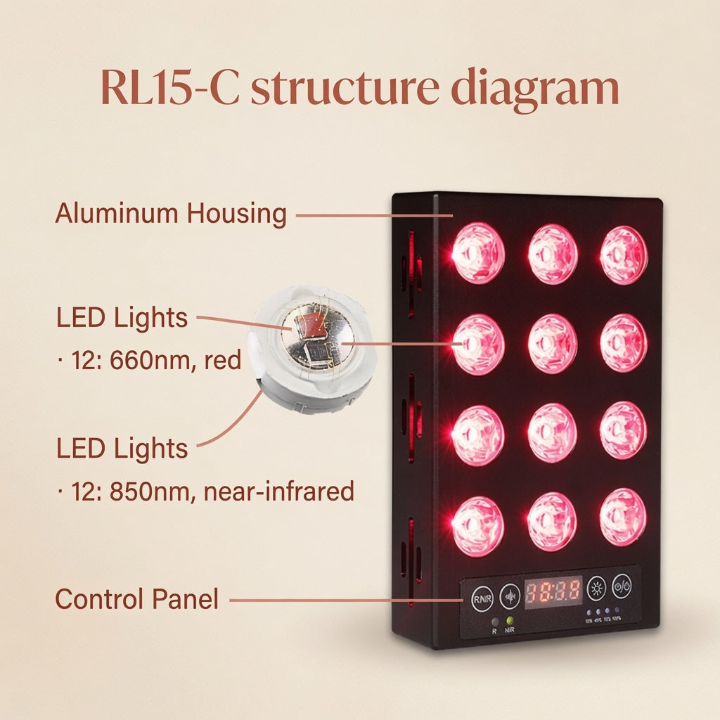 Portable Red Light Therapy Device