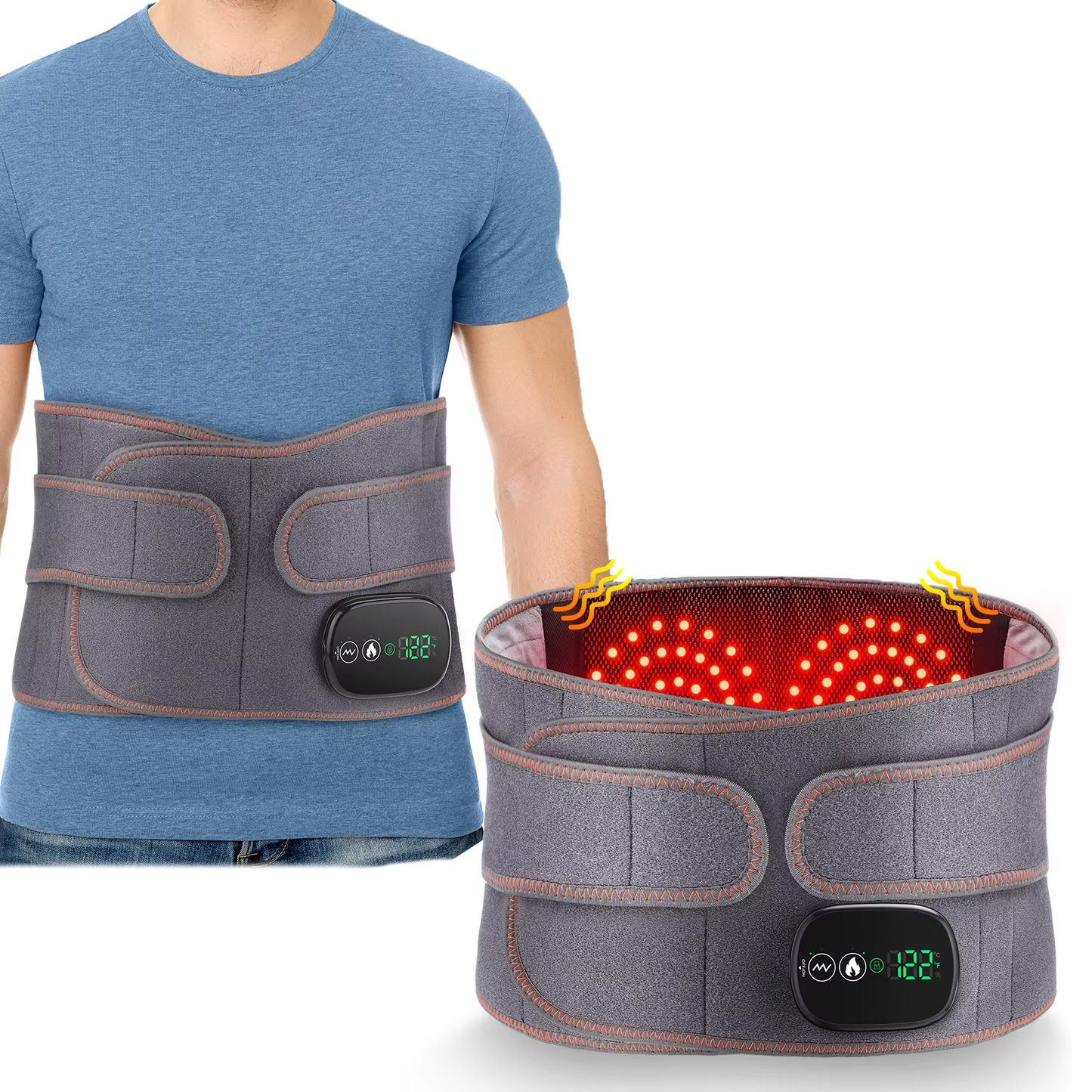 Red Light Lumbar Recovery Belt