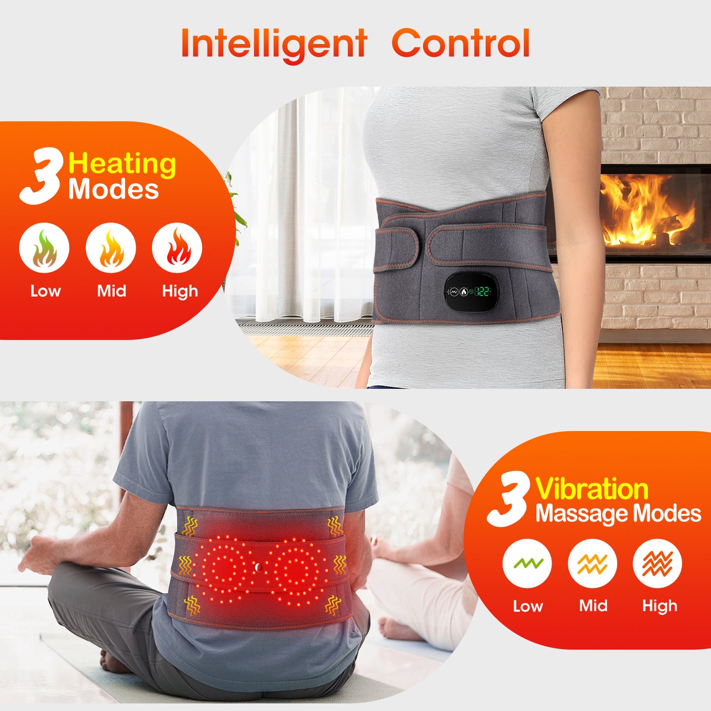 Red Light Lumbar Recovery Belt