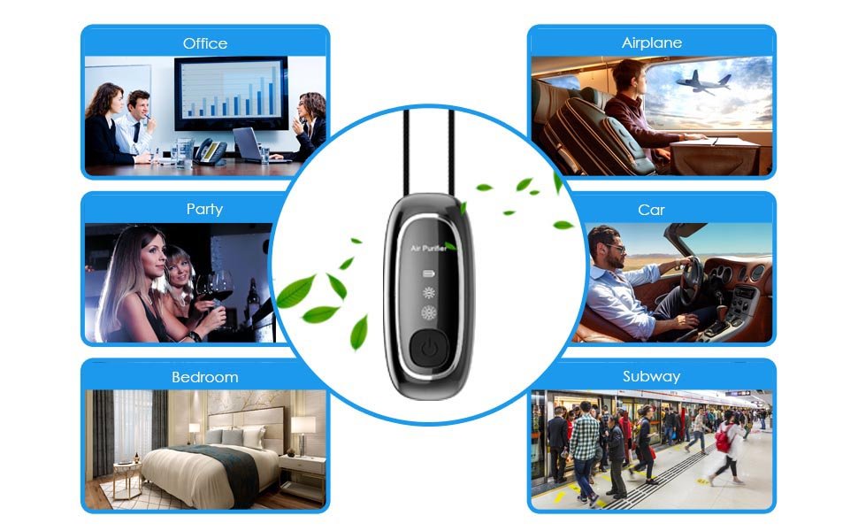 A10 Portable Air Purifier - Breathe Fresh, Anywhere You Go - GroundedKiwi.nz