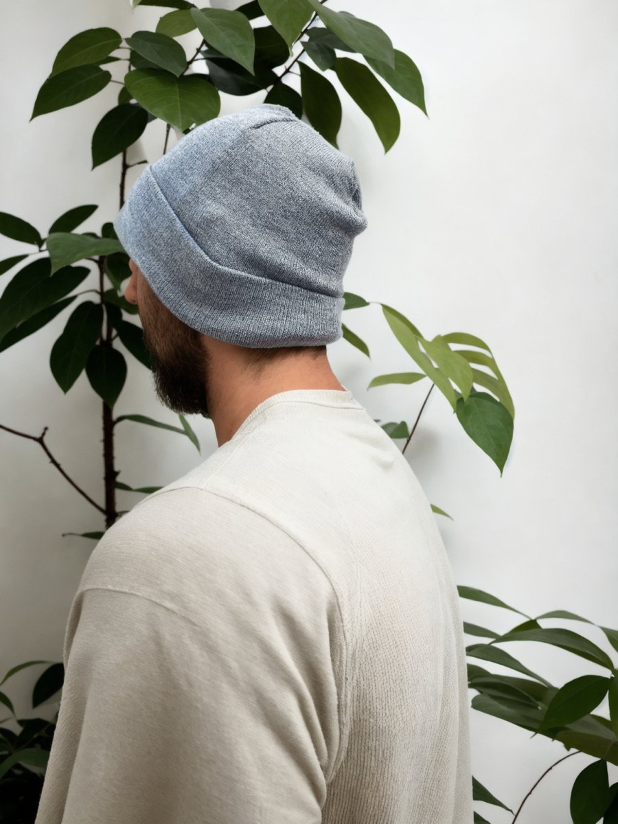 Adults Beanie for EMF Protection - High Shielding Efficiency - Grey - GroundedKiwi.nzhat hat5gbeanieblocking