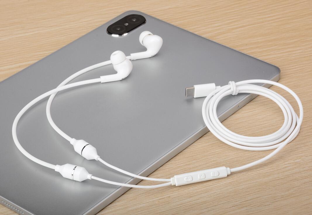 Air tube In Ear Headphones White with inbuilt Microphone TYPE C Connector - GroundedKiwi.nzEarbuds Earbudsair budsair tubeair tubes