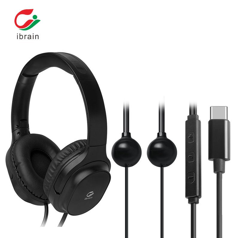 Air tube Over Ear Headphones BLACK - TYPE C Connector - GroundedKiwi.nzEarbuds Earbudsair budsair tubeair tubes