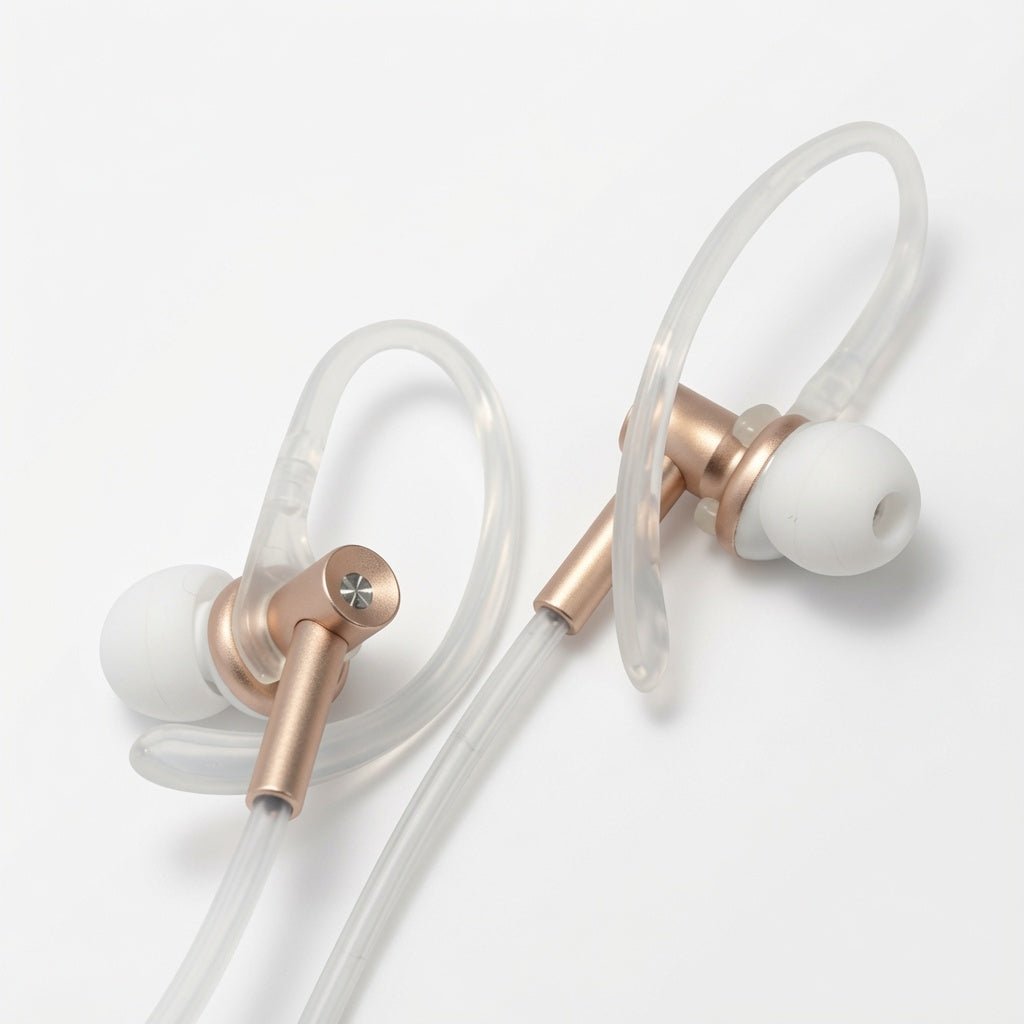 Anti-Radiation Air Tube Earphones with Earhook - GroundedKiwi.nzEarbuds Earbudsair budsair tubeair tubes