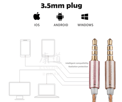 Anti - Radiation Air Tube Earphones with Earhook - GroundedKiwi.nzEarbuds Earbudsair budsair tubeair tubes