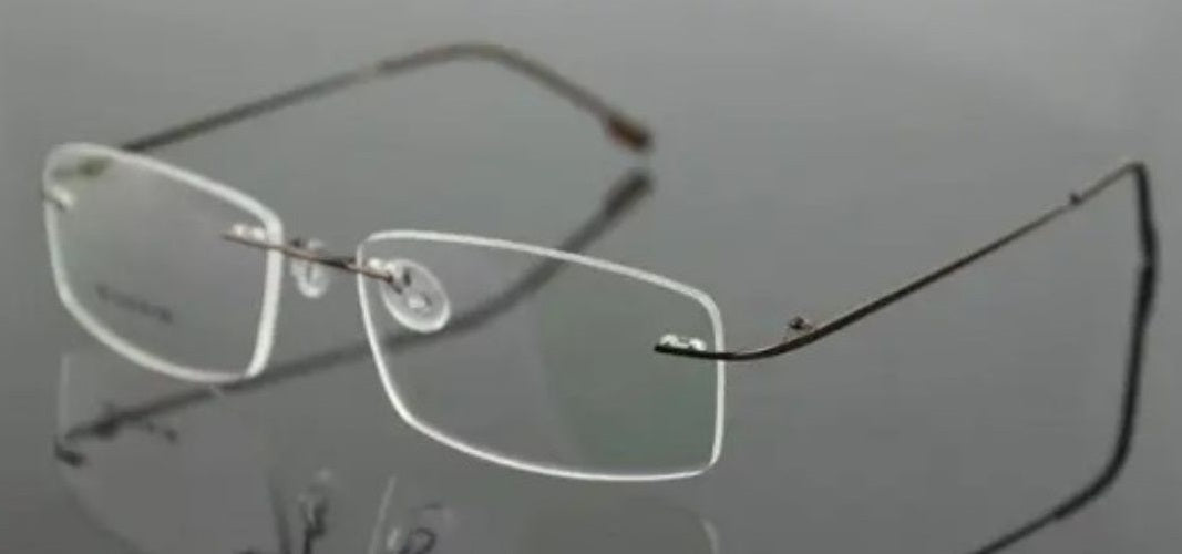 Blue light blocking  Glasses - Auburn Lightweight Titanium frames