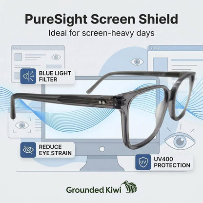 Blue Light Glasses - Kereru - Blue Light Spectacles - GroundedKiwi.nzEyeglasses Eyeglassesanti blueblue lightblue light spectacles